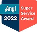 Pro Pet Fence's Angi 2022 Super Service Award Badge